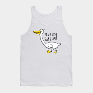 Funny goose with saying Tank Top